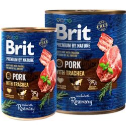 Brit Premium By Nature Pork & Trachea puszka 400g-1