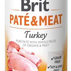 Brit Pate & Meat Dog Turkey puszka 400g-1