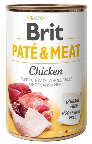 Brit Pate & Meat Dog Chicken puszka 800g-2