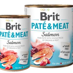 Brit Pate & Meat Dog Salmon puszka 800g-1