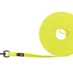 Trixie Easy Life Smycz do tropienia M-XL 10m/17mm odblaskowa żółty neonowy [20718]-1